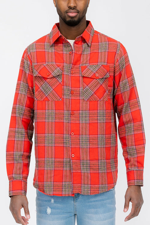 Brushed Flannel Shirt