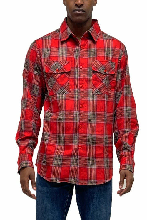 Brushed Flannel Shirt